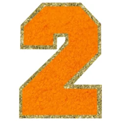 Tygmärke Siffra Orange