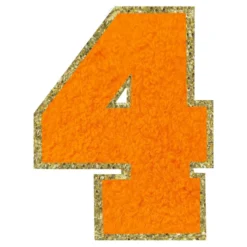 Tygmärke Siffra Orange