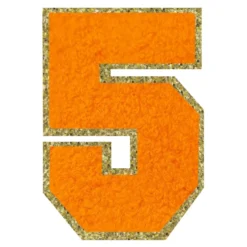 Tygmärke Siffra Orange