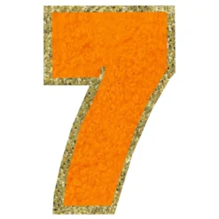 Tygmärke Siffra Orange