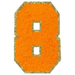 Tygmärke Siffra Orange
