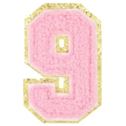 Tygmärke Siffra Rosa