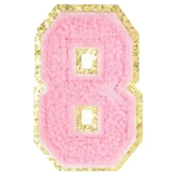 Tygmärke Siffra Rosa