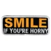 Tygmärke Smile If Youre Horny