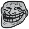 Tygmärke Trollface