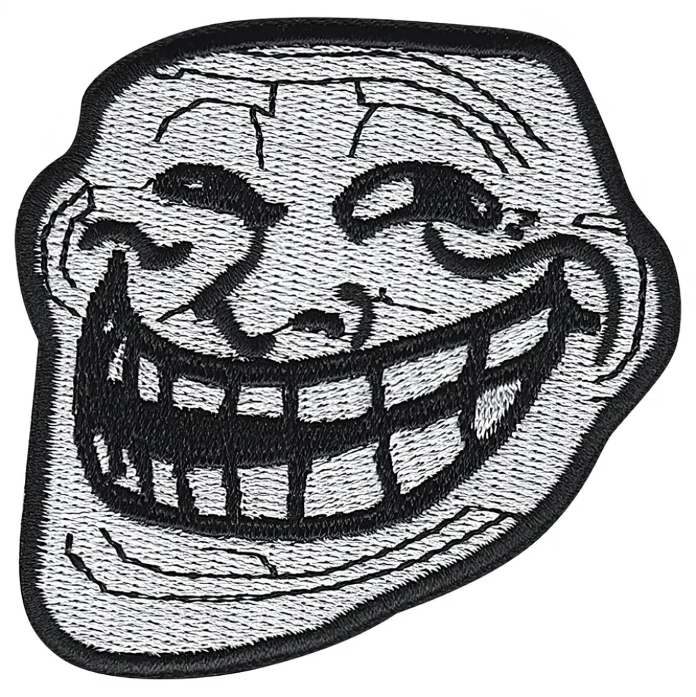 Tygmärke Trollface