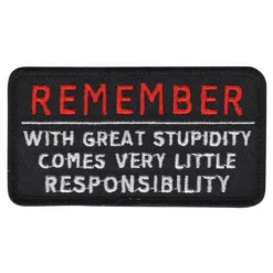 Tygmärke With Great Stupidity Comes...