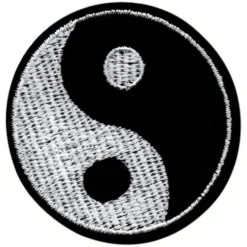 Tygmärke Yin & Yang