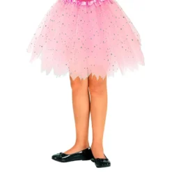 Tyllkjol Barn Glittrande Ljusrosa