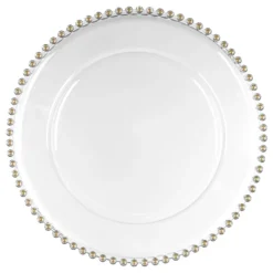 Underläggstallrik Transparent med Pärlor
