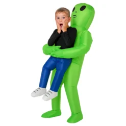 Uppblåsbar Bärande Alien Barn Maskeraddräkt