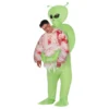Uppblåsbar Bärande Alien Zombie Maskeraddräkt