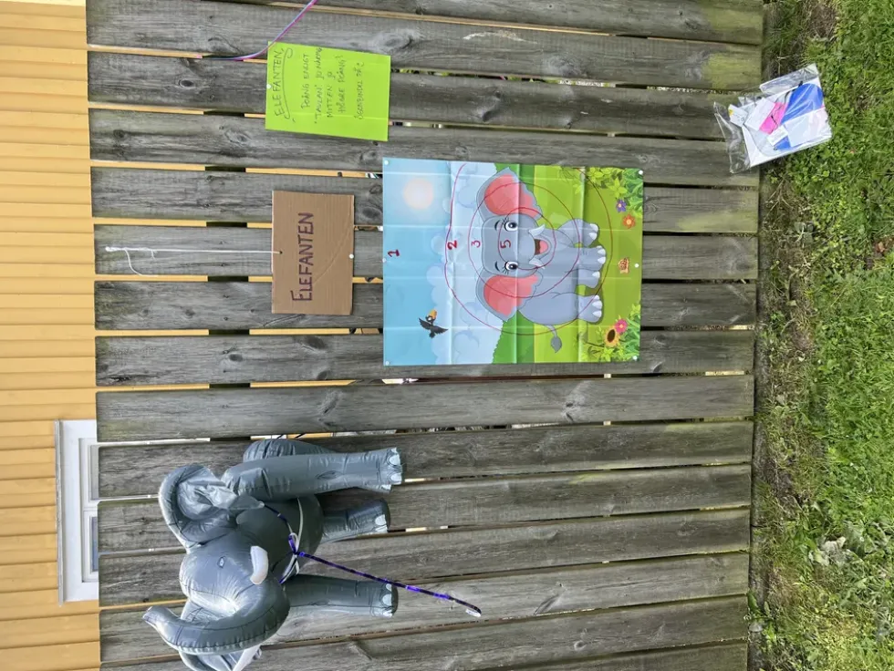 Uppblåsbar Elefant