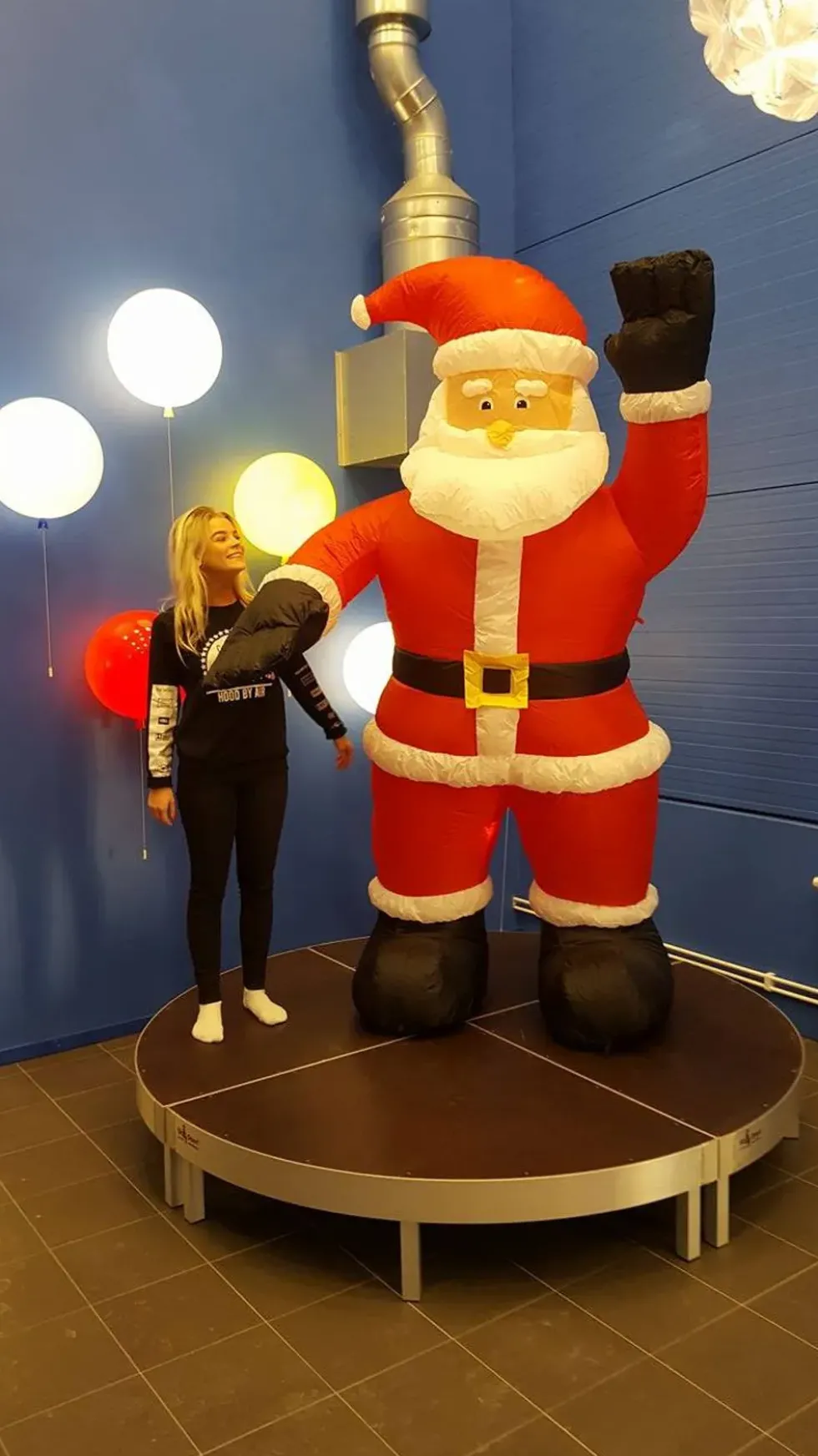 Uppblåsbar Lysande Jättetomte