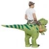 Uppblåsbar Ridande T-Rex Maskeraddräkt