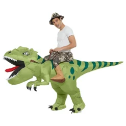 Uppblåsbar Ridande T-Rex Maskeraddräkt
