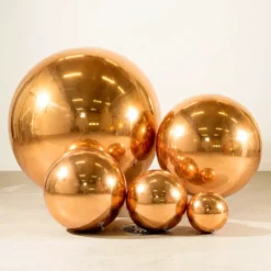 Uppblåsbar Spegelboll Guld