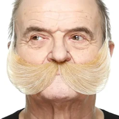 Uppfinnare Mustasch Blond