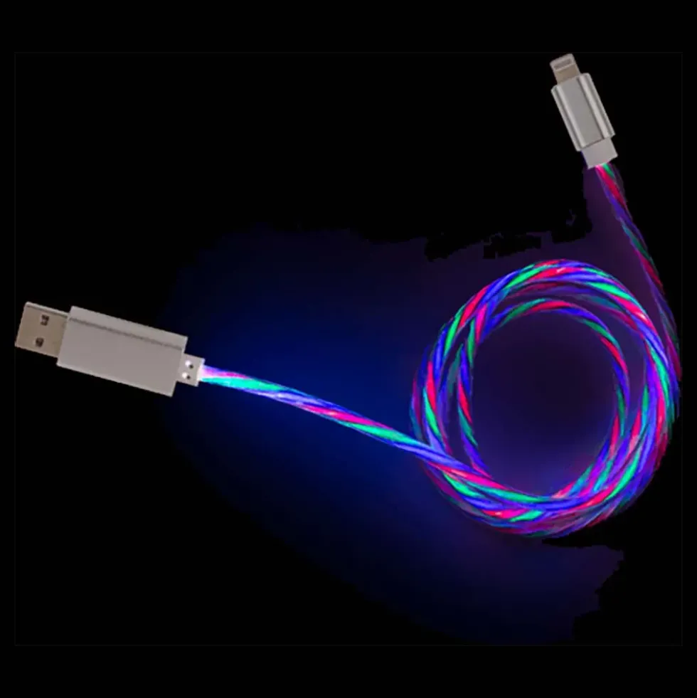 USB Laddningskabel med LED