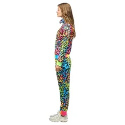 UV Leopard Träningsoverall Dam Maskeraddräkt