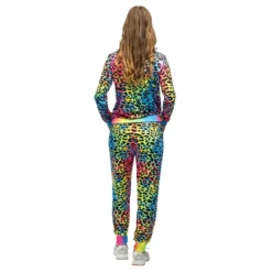 UV Leopard Träningsoverall Dam Maskeraddräkt