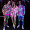 UV Leopard Träningsoverall Herr Maskeraddräkt