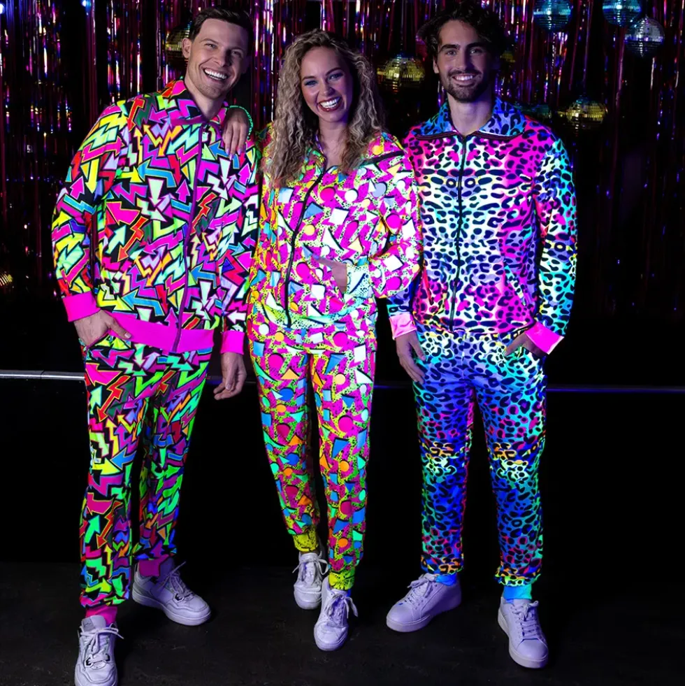 UV Pop Art Träningsoverall Herr Maskeraddräkt