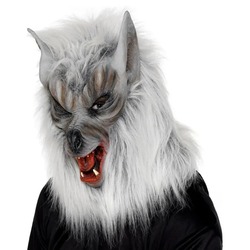 Vargmask med Päls