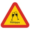 Varningsskylt Möhippa/Svensexa