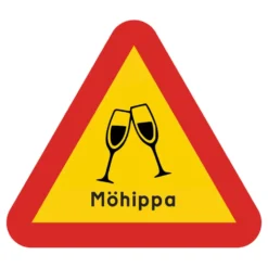 Varningsskylt Möhippa/Svensexa
