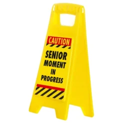 Varningsskylt Senior Moment