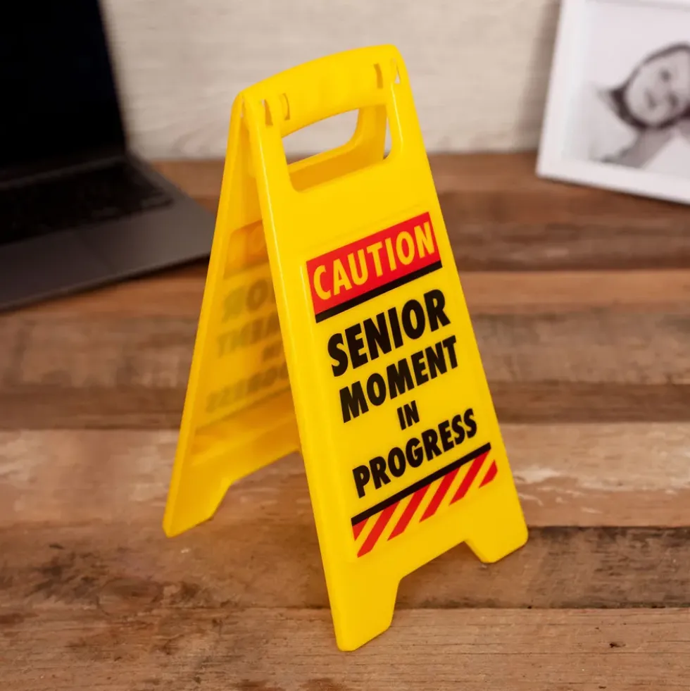 Varningsskylt Senior Moment