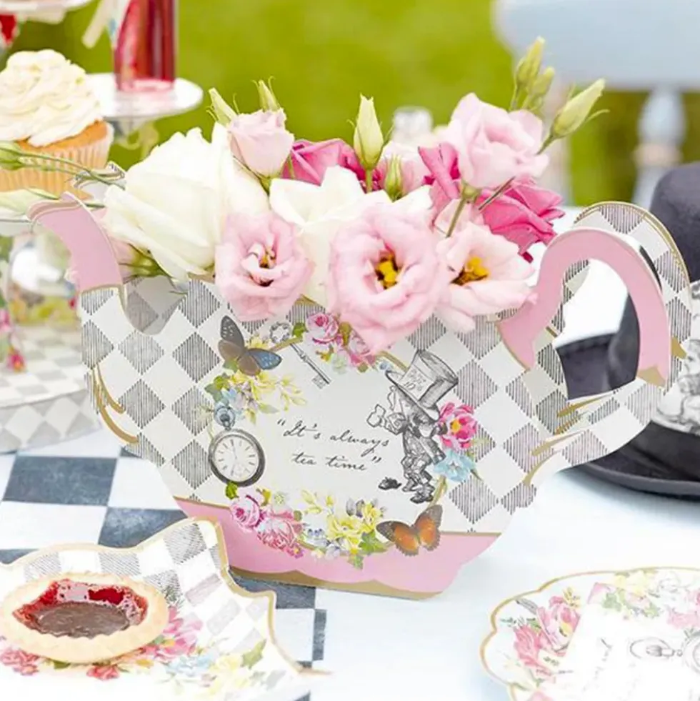 Vasdekoration Tekanna Alice Wonderland
