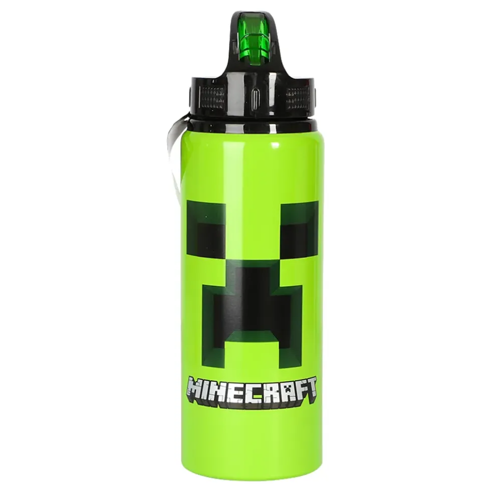 Vattenflaska Minecraft i Aluminium