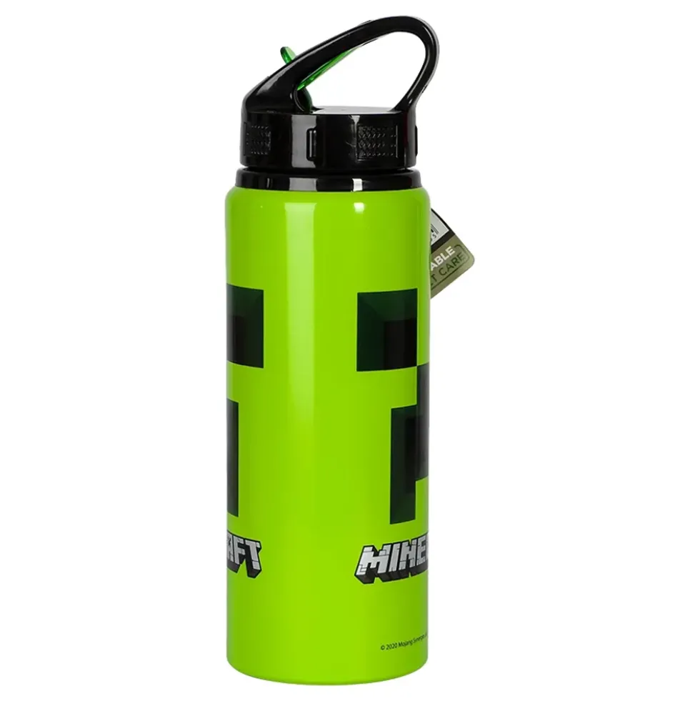 Vattenflaska Minecraft i Aluminium