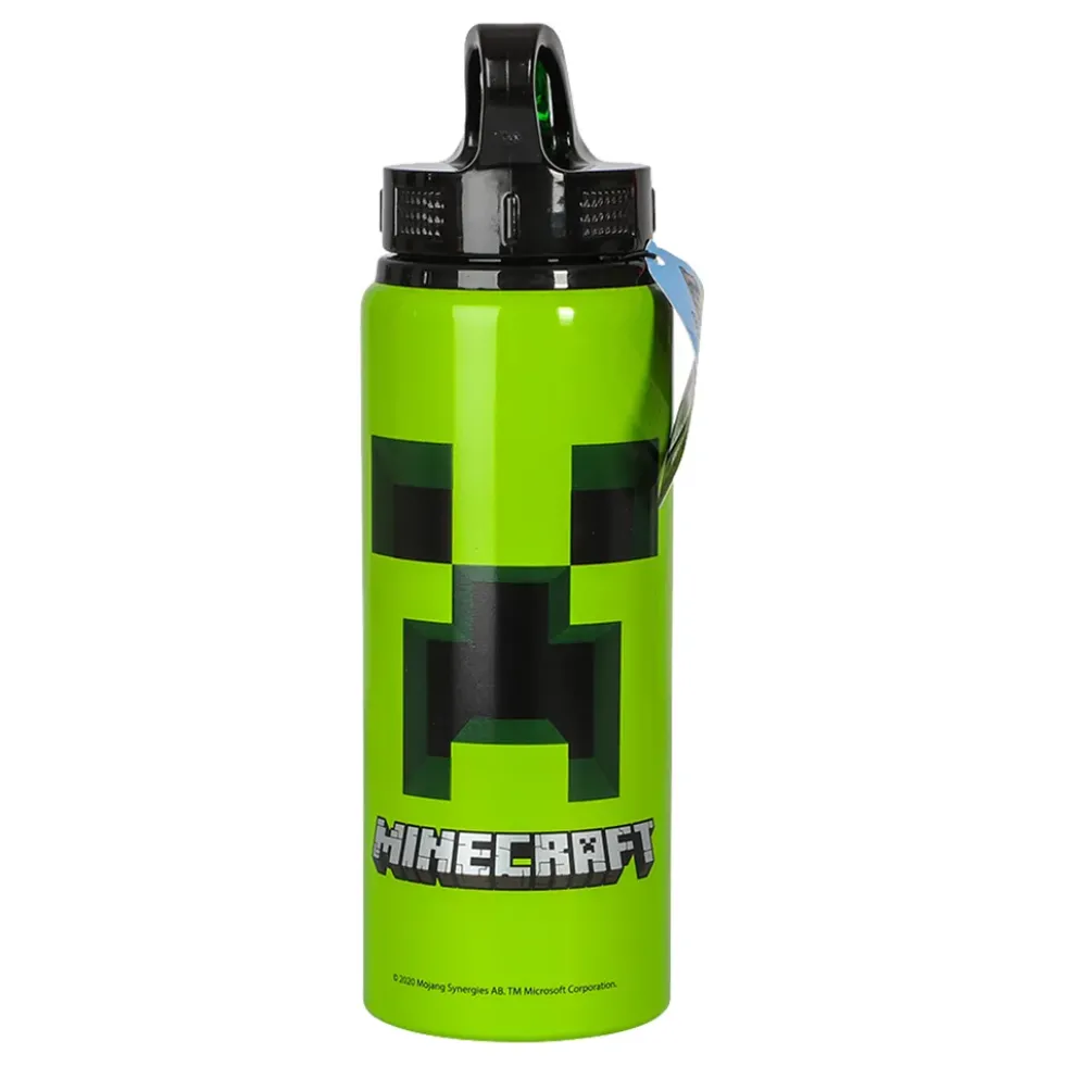 Vattenflaska Minecraft i Aluminium