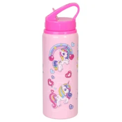 Vattenflaska Unicorn Rosa i Aluminium