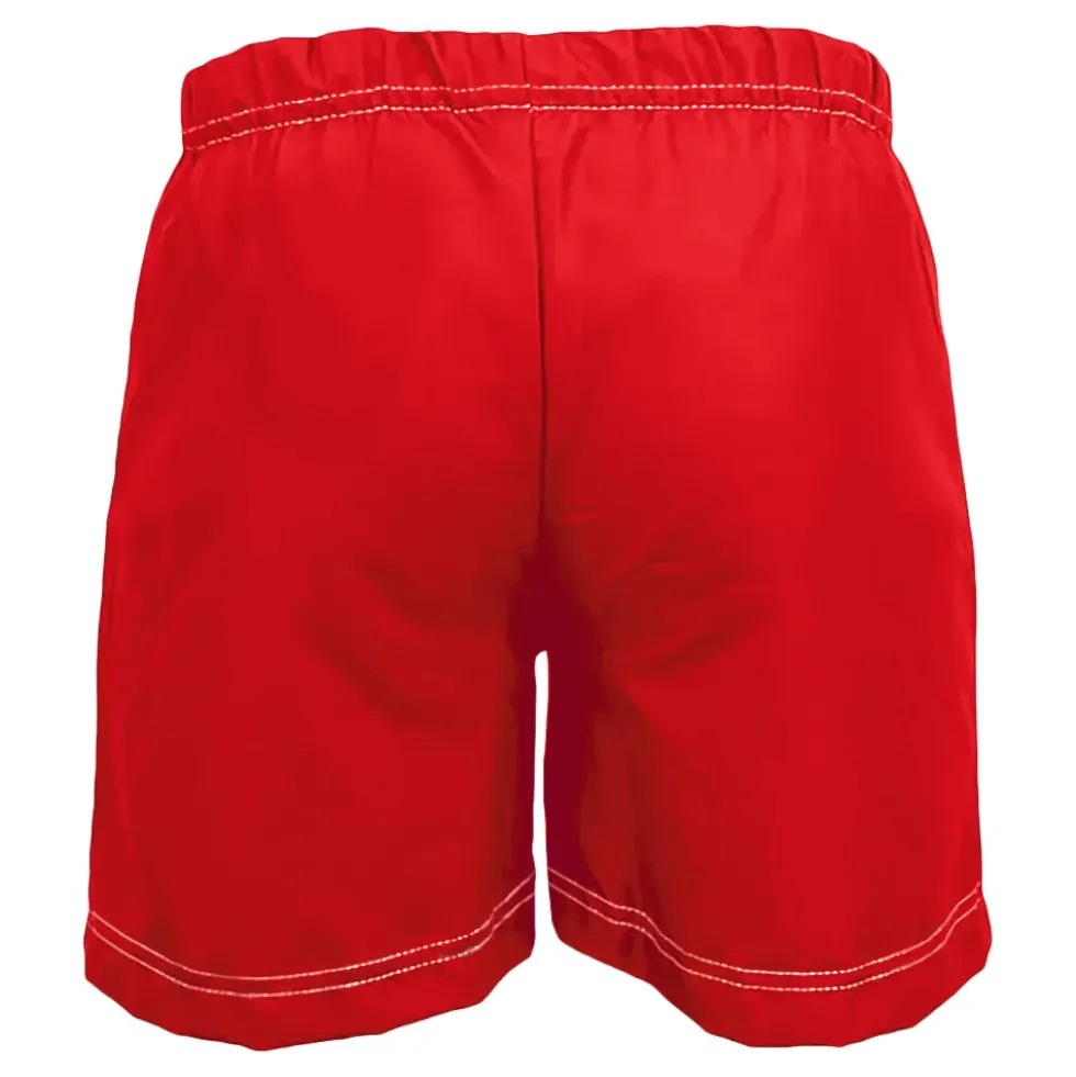Vattenlösliga Badshorts Röd
