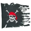 Vädersliten Piratflagga