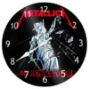 Väggklocka i Glas Metallica