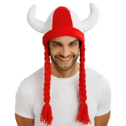 Vikingahjälm Danmark med Flätor