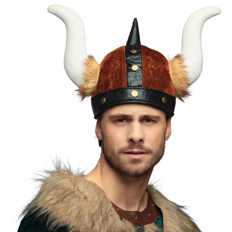 Vikingahjälm i Plysch Barbarian