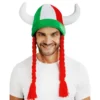 Vikingahjälm Italien med Flätor