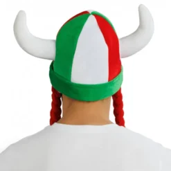 Vikingahjälm Italien med Flätor