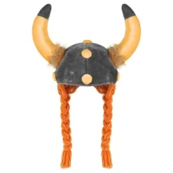 Vikingahjälm i Tyg med Flätor