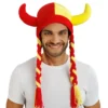 Vikingahjälm Spanien med Flätor