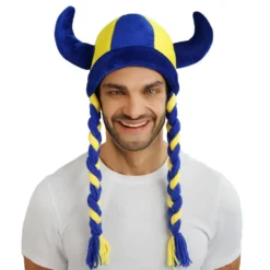 Vikingahjälm Sverige med Flätor