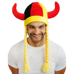 Vikingahjälm Tyskland med Flätor
