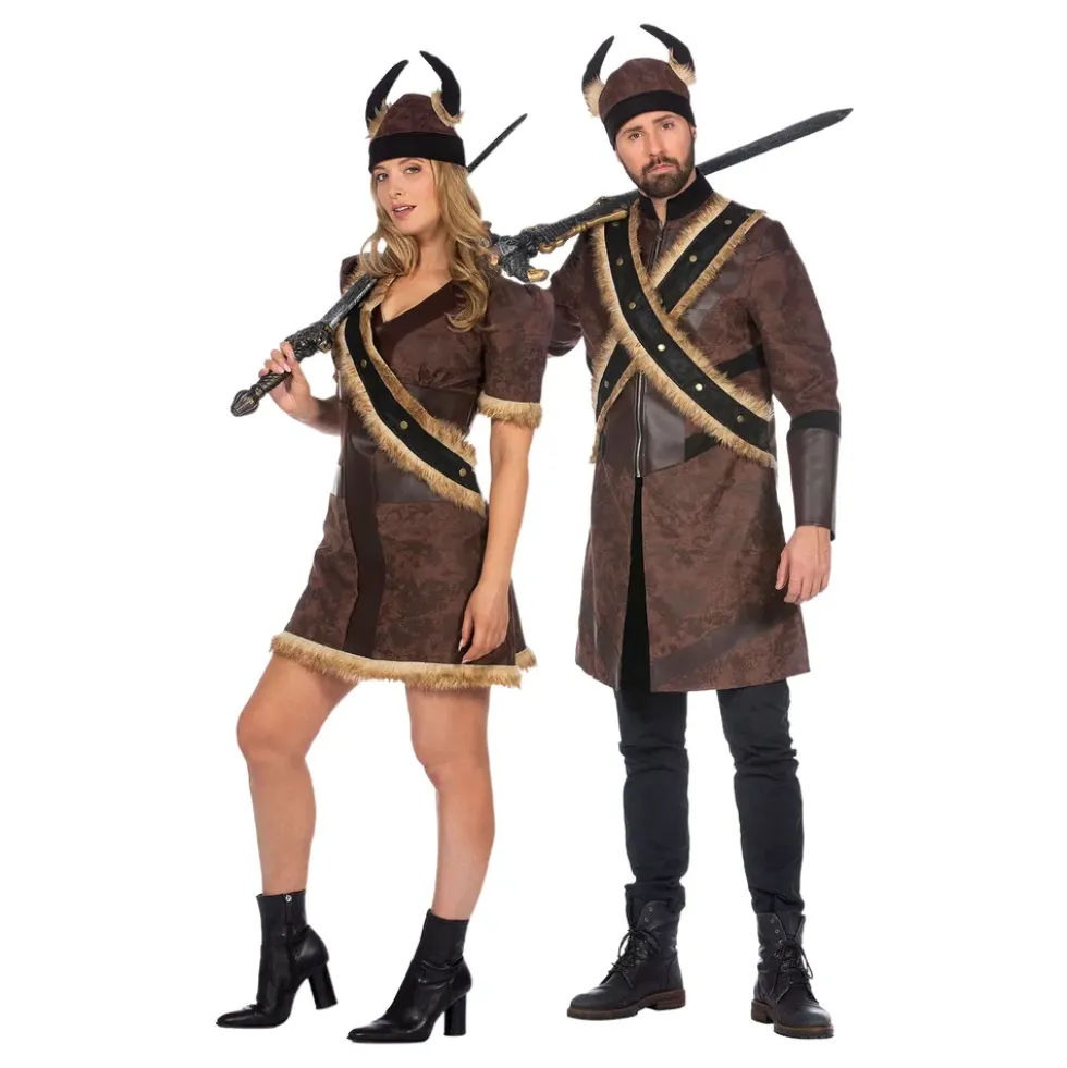 Vikingajacka med Hjälm Maskeraddräkt