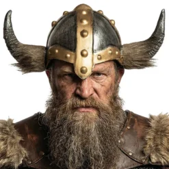 Viking Hjälm med Horn Deluxe